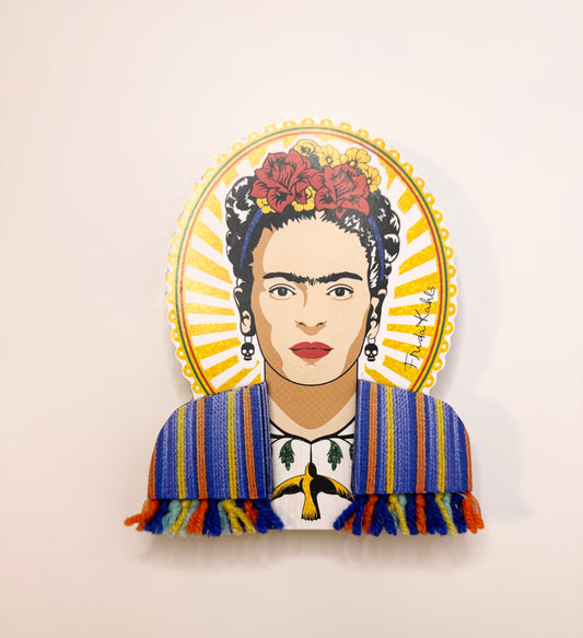 Frida wood plaque