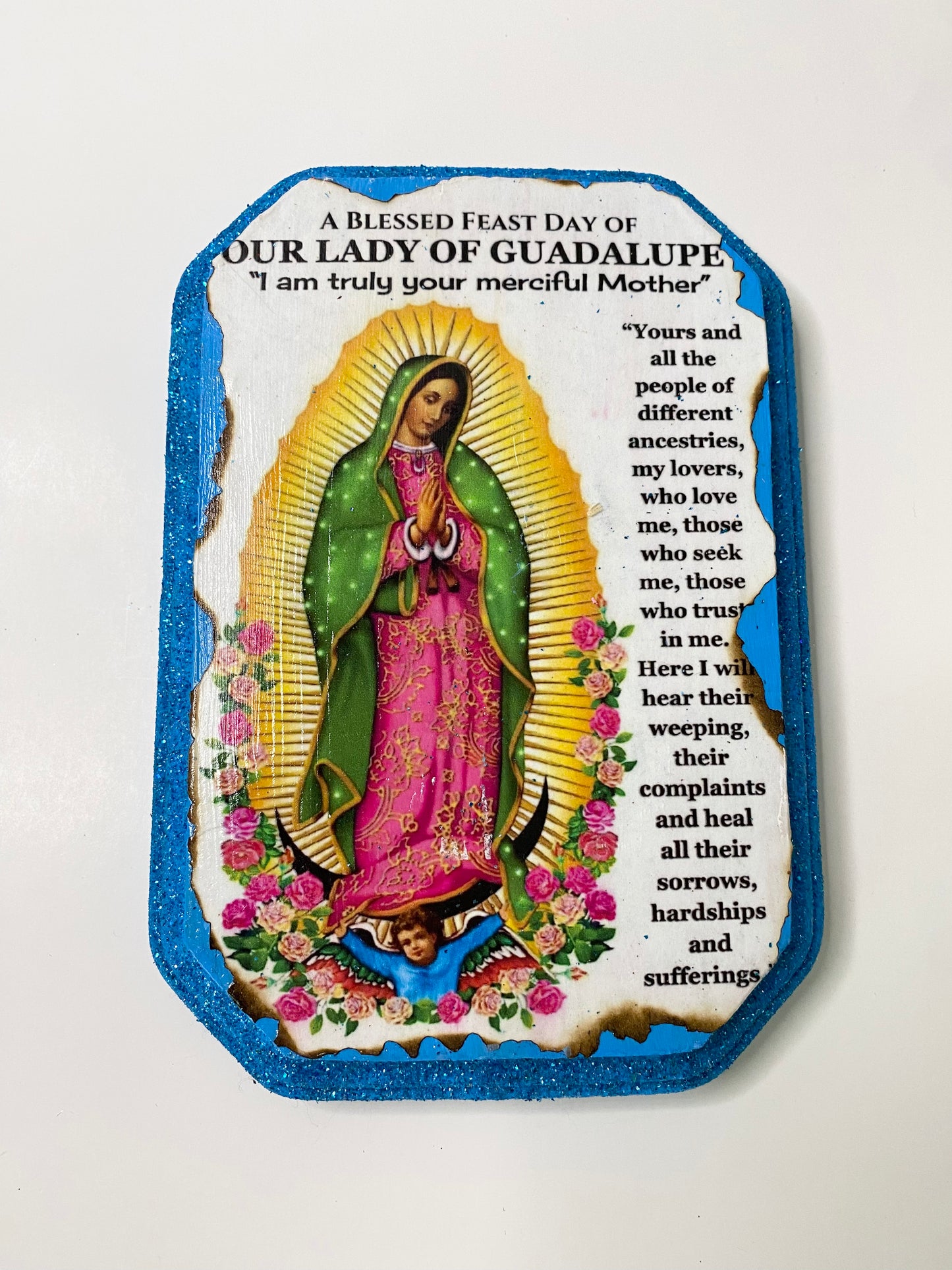 Our Lady of Guadalupe Prayer Plaque